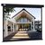  Экран Cactus CS-PSW-180X180-BK Wallscreen настенно-потолочный рулонный черный 
