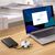  USB HUB разветвитель BASEUS Round Box 4 в 1 Type-C (m) - 1xUSB3.0 (f) + 3xUSB2.0 (f), 25 см, белый 
