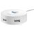  USB HUB разветвитель BASEUS Round Box 4 в 1 Type-C (m) - 1xUSB3.0 (f) + 3xUSB2.0 (f), 25 см, белый 