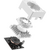  СВО ID-Cooling Dashflow 360 XT Lite White Soc-AM5/AM4/1151/1200/2066/1700 4-pin 16-34dB Al+Cu 350W LED Ret 