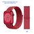  Ремешок нейлоновый Great Case Sport для Apple Watch 38/40/41 мм, 225мм, на липучке, красный (8) 