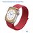  Ремешок нейлоновый Great Case Sport для Apple Watch 38/40/41 мм, 225мм, на липучке, красный (8) 