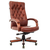  Кресло руководителя Бюрократ T-9928WALNUT светло-коричневый Leather Eichel кожа крестов. металл/дерево 