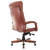  Кресло руководителя Бюрократ T-9928WALNUT светло-коричневый Leather Eichel кожа крестов. металл/дерево 