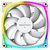  Комплект вентиляторов (3 шт.) Montech AX120 PWM White (AX120W3P) / 120mm, 4pin PWM, 3pin ARGB, 800-1600RPM, 59.0CFM, 27.0dBA, Rifle bearing 