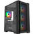  Корпус Powercase Alisio Micro X4B V2 (CAMCXB-A4), Tempered Glass, 4х 120mm ARGB fans, ARGB HUB, чёрный, mATX 