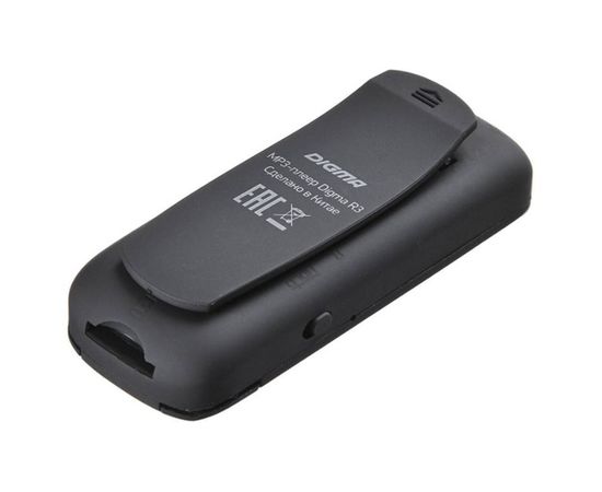  Плеер Flash Digma R3 8Gb черный/0.8"/FM/microSDHC/clip 