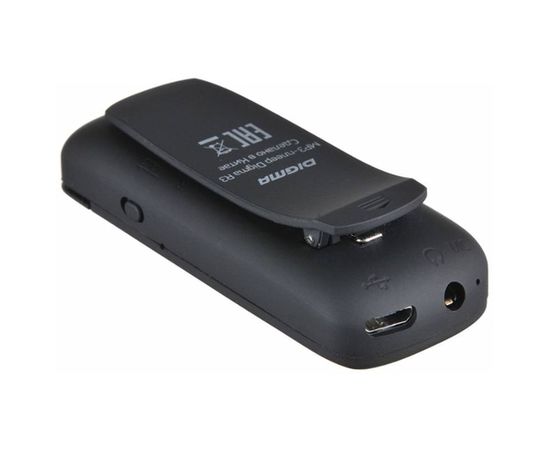  Плеер Flash Digma R3 8Gb черный/0.8"/FM/microSDHC/clip 