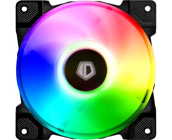  Вентилятор ID-COOLING DF-12025-ARGB TRIO  (3 in 1) 120x120x25мм (20шт./кор, Пульт управления, PWM, Low Noise, резиновые углы, Addresable RGB, 900-2000 