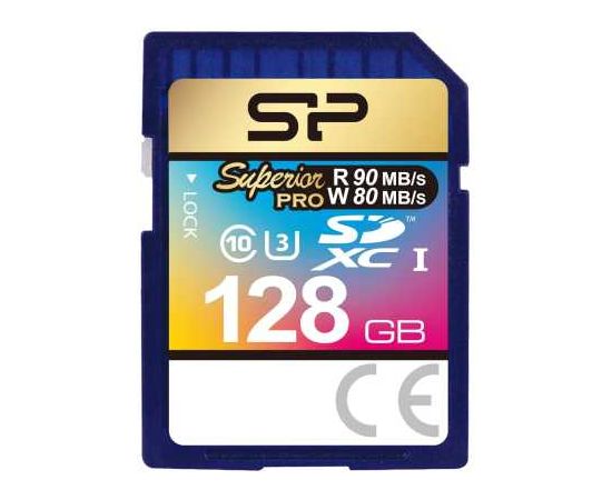  Карта памяти Silicon Power Superior Pro 128GB SP128GBSDXCU3V10 
