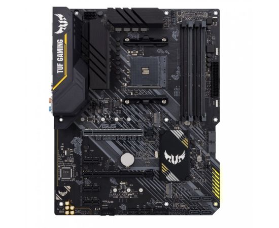  MB sAM4 ASUS TUF GAMING B450-PLUS II AMD B450, 4xDDR4-2666 МГц, 2xPCI-Ex16, 2xM.2, Standard-ATX 