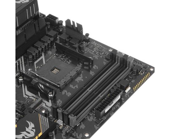  MB sAM4 ASUS TUF GAMING B450-PLUS II AMD B450, 4xDDR4-2666 МГц, 2xPCI-Ex16, 2xM.2, Standard-ATX 