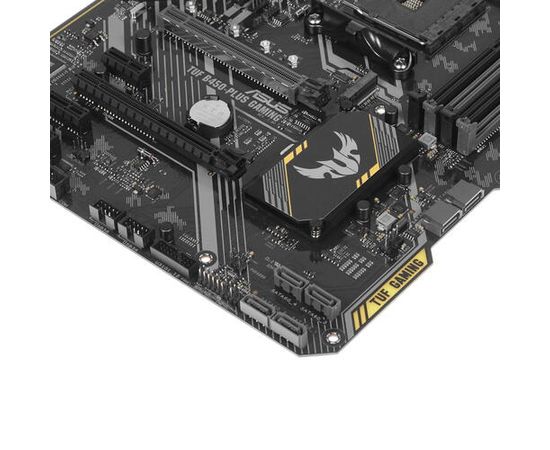  MB sAM4 ASUS TUF GAMING B450-PLUS II AMD B450, 4xDDR4-2666 МГц, 2xPCI-Ex16, 2xM.2, Standard-ATX 