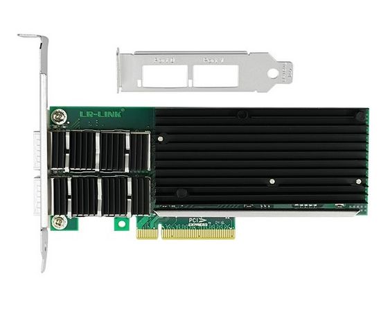  Сетевой адаптер LR-LINK LREC9902BF-2QSFP+ PCIE 40G Fiber 2QSFP+ 