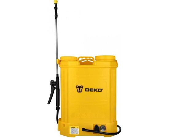  Опрыскиватель Deko DKSP10 желтый (065-0942) 
