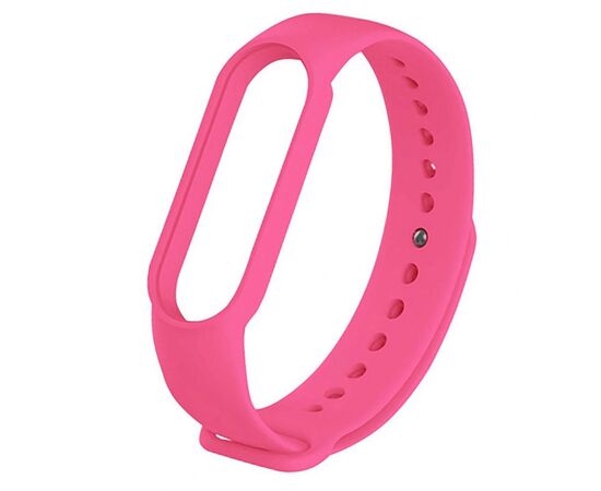  Ремешок - WB13 для "Xiaomi Mi Band 5/Mi Band 6" силикон (pink) (117539) 