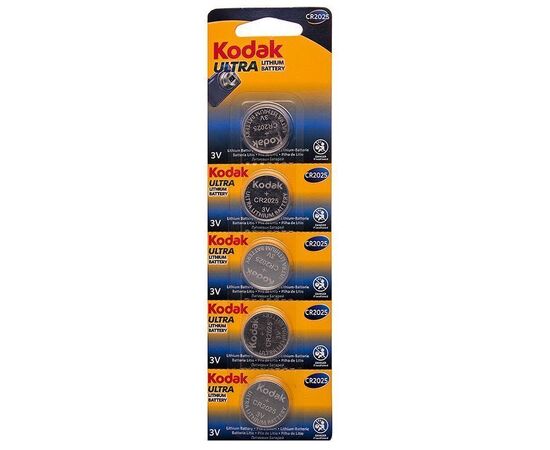  Элемент литиевый Kodak CR2025 (5-BL) (60/360) ..(77182) 
