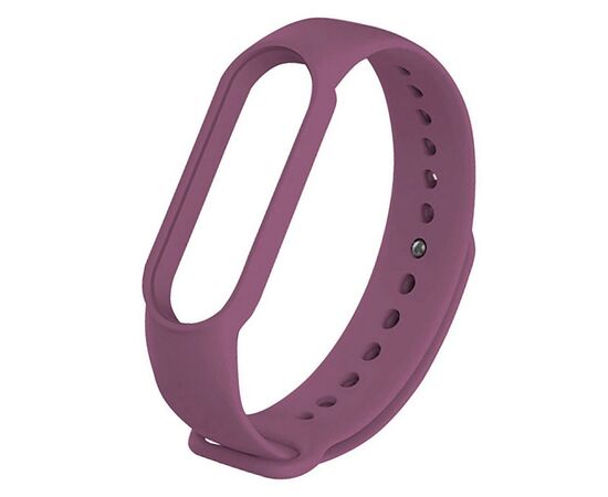  Ремешок - WB13 для "Xiaomi Mi Band 5/Mi Band 6" силикон (purple) (117540) 