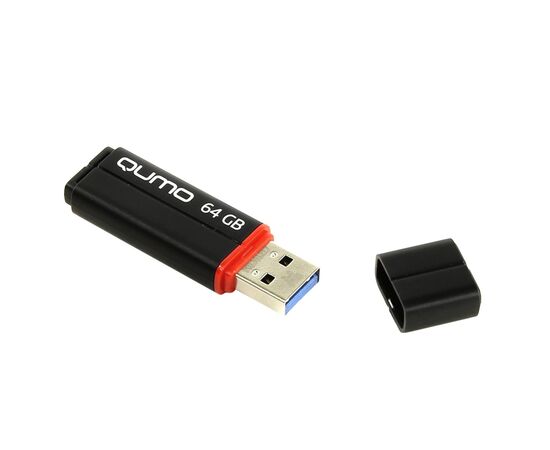  Флэш накопитель USB 64 Гб Qumo Speedster 3.0 (black) 