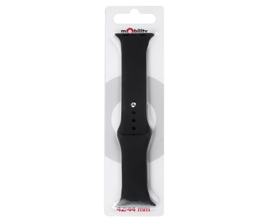  Ремешок для Apple watch - 42-44 mm, mObility, черный 