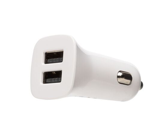  Адаптер Автомобильный SKYDOLPHIN SZ08 2USB/5V/2.4A (white) (206559) 