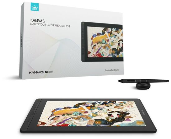  Интерактивный дисплей Huion Kamvas 16 (2021) Black 