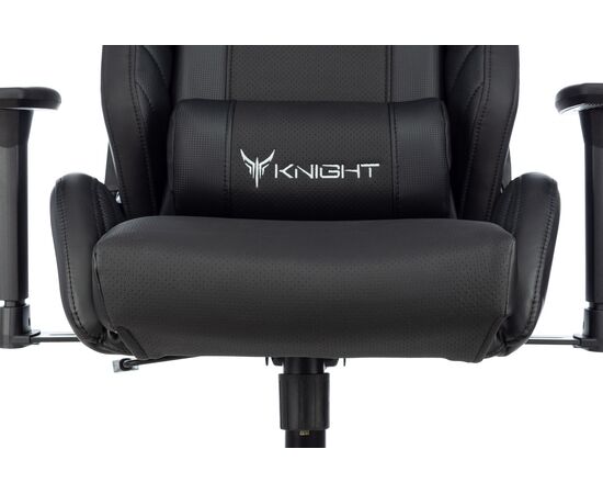 Кресло Knight Thunder 5X B игровое черный эко.кожа крестов. металл 