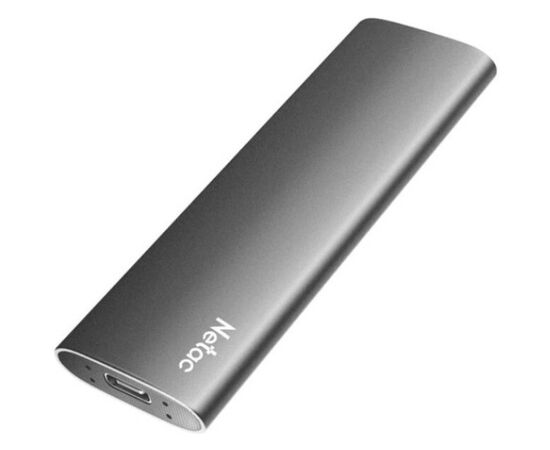  SSD Netac Z Slim Black 1TB (NT01ZSLIM-001T-32BK) USB 3.2 Gen 2 Type-C External SSD, R/W up to 550MB/480MB/s 