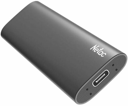  SSD Netac Z Slim Black 1TB (NT01ZSLIM-001T-32BK) USB 3.2 Gen 2 Type-C External SSD, R/W up to 550MB/480MB/s 