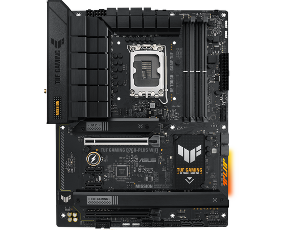  MB s1700 ASUS TUF GAMING B760-PLUS WIFI ATX 4xDDR5 2xPCIEx16 2xPCIEx1 3xM.2 USB-C HDMI DP 2.5GLAN Wi-Fi 6 (90MB1ER0-M0EAY0) 