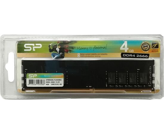  ОЗУ Silicon Power 4GB (SP004GBSFU266N02) 2666МГц DDR4 CL19 SODIMM 512Mx16 SR 