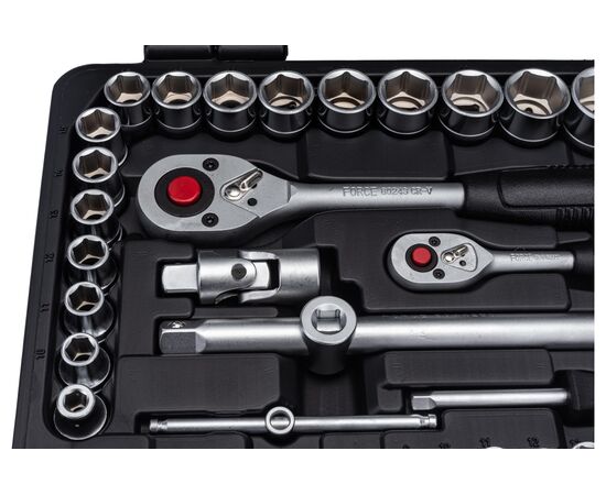  Набор инструмента Force 4941R-5 1/4, 1/2 с 6-ти гран. 94 предмета 