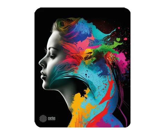  Коврик для мыши Cactus Color paint CS-MP-D08M 300x250x3мм 