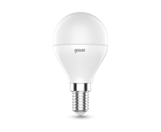  Лампа светодиодная Gauss 105101406 6Вт цок.E14 шар 220B св.свечения RGB уп.:1шт) 