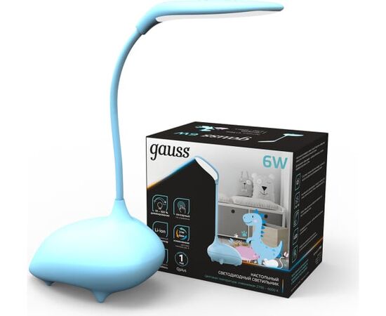  Светильник Gauss Qplus GTL701 (GT7016) настольный LED голубой 6Вт 