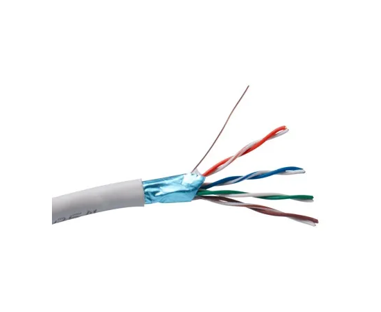  Витая пара Exegate FUTP4-C5e-CCA-S24-IN-PVC-GY-305 (EX190970RUS) серый 
