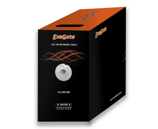  Витая пара Exegate FUTP4-C5e-CCA-S24-IN-PVC-GY-305 (EX190970RUS) серый 