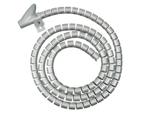  Кабельный органайзер Buro BHP CG155S Spiral Hose 15x1500mm Silver 