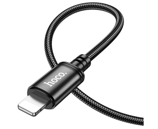  Кабель USB HOCO X89 Wind USB - Lightning, 2.4А, 1 м, черный 