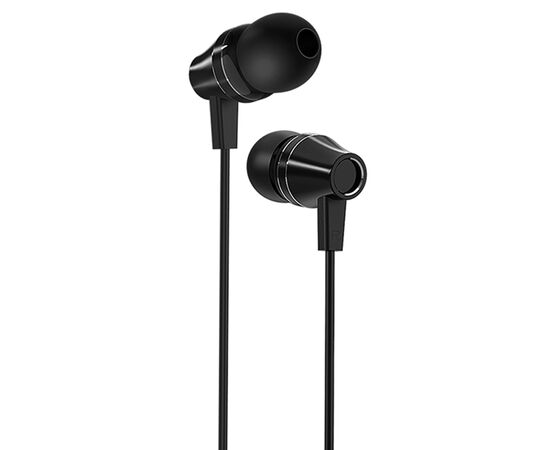  Проводные наушники BOROFONE BM38 Bright, Jack 3.5mm, 1.2 м, черный 