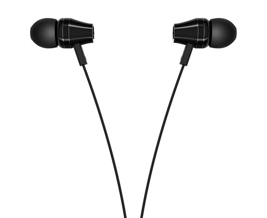  Проводные наушники BOROFONE BM38 Bright, Jack 3.5mm, 1.2 м, черный 
