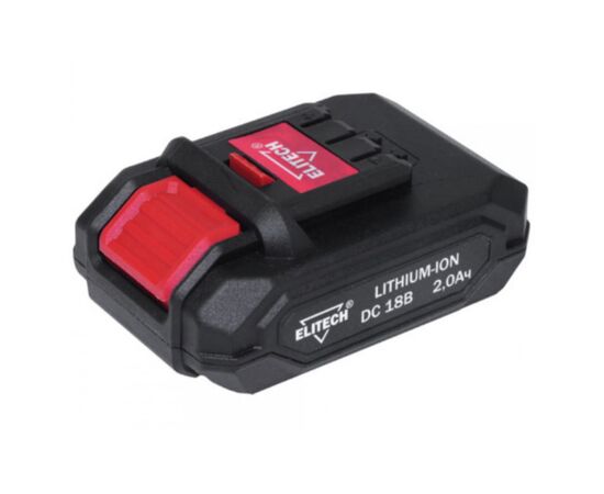  Аккумулятор ELITECH 1820.127100 (18В,2.0Ач,Li-ion,ДА18СЛ,слайдер 200218) 