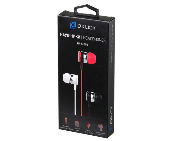  Наушники Oklick HP-S-210 1.2м белый 