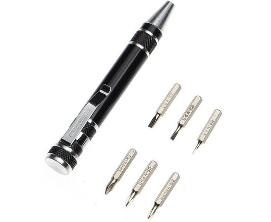  Отвертка REXANT 12-4705 с насадками 6 шт. 