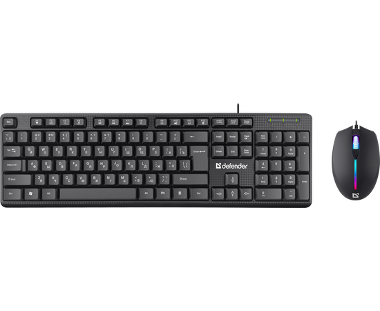  Клавиатура + мышь DEFENDER Triumph C-991, 1,8м, черный 