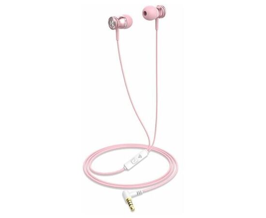  Наушники Havit E303P Wired earphone Pink 