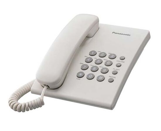  Телефон проводной Panasonic KX-TS2350RUW белый 