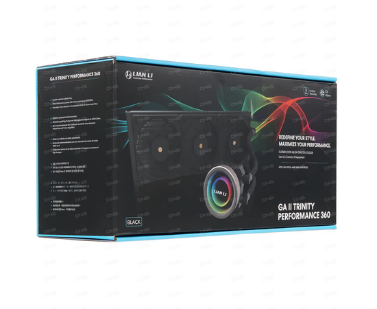 СВО Lian Li GA II Trinity Perfomance 360 Black (GA2P36B) / (G89.GA2P36B.R1) 3x120mm PWM Fans 