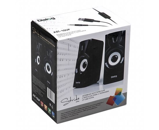  Компьютерная акустика Dialog Stride AST-10UP (black) (115134) 