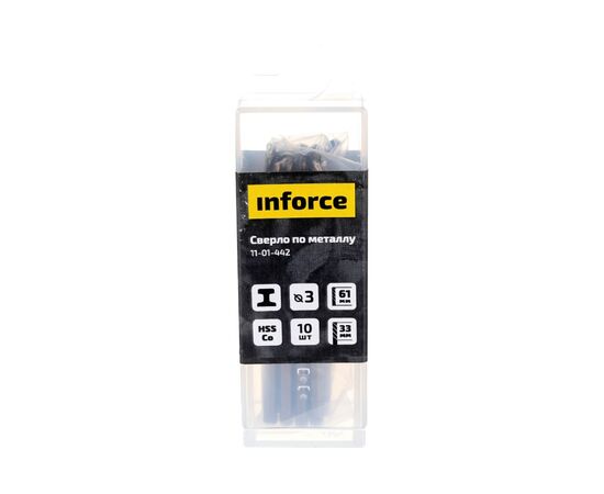  Сверло по металлу Inforce 11-01-442 HSS-Co 3x61мм 